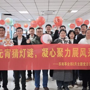 元宵节主题党日弘扬传统文化增强团队凝聚力