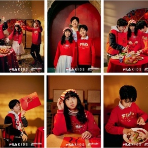 花赞新年！FILA KIDS新年限定系列，花式开启好「巳」新篇章