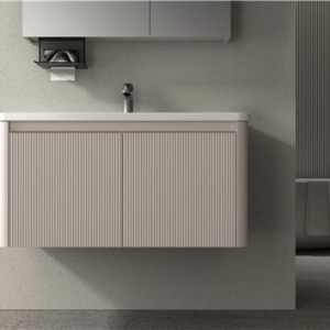 安华卫浴昊铂系列浴室柜，极简美学，智慧储物