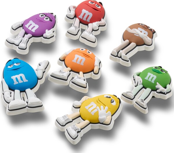 M&M’S® × Crocs M豆人智必星鞋花套装