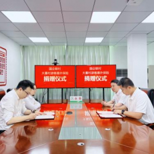 中国人寿永泰支公司向大喜村捐赠游客意外保险助力乡村振兴