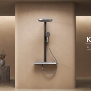 箭牌K8 PRO MAX恒温花洒：巨幕柔雨与智能交互的沉浸体验