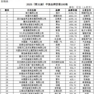中国品牌价值31年崛起：增长韧性与生态布局