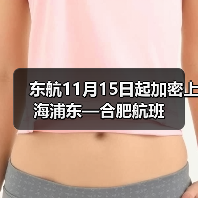 东航11月15日起加密上海浦东—合肥航班(图4) 东航11月15日起加密上海浦东—合肥航班(图4)