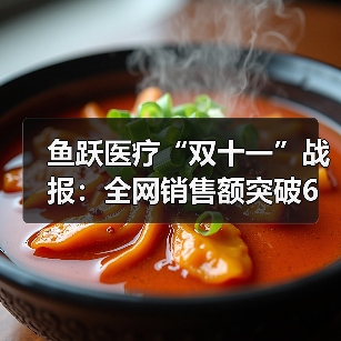 鱼跃医疗“双十一”战报:全网销售额突破6亿 蝉联家用医疗器械行业第一(图3) 鱼跃医疗“双十一”战报:全网销售额突破6亿 蝉联家用医疗器械行业第一(图3)