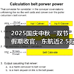 2025国庆中秋“双节”假期收官,东航近2.5万班航班承运超365万旅客(图2) 2025国庆中秋“双节”假期收官,东航近2.5万班航班承运超365万旅客(图2)