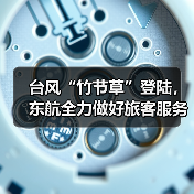 台风“竹节草”登陆,东航全力做好旅客服务保障(图3) 台风“竹节草”登陆,东航全力做好旅客服务保障(图3)