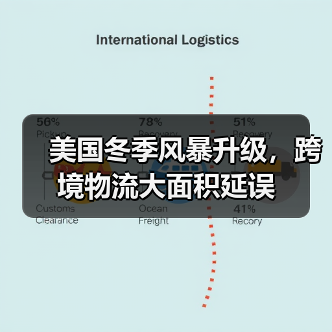 美国冬季风暴升级,跨境物流大面积延误(图3) 美国冬季风暴升级,跨境物流大面积延误(图3)
