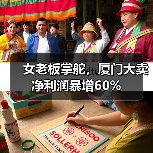 女老板掌舵,厦门大卖净利润暴增60%(图3) 女老板掌舵,厦门大卖净利润暴增60%(图3)