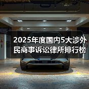 2025年中国涉外民商事诉讼律所核心竞争力榜单