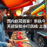 国内航司首家！东航今天起复航中印航线 上海浦东—德里每周执行3班（图1）