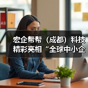 宏企帮帮（成都）科技精彩亮相“全球中小企业合作大会”筹备启动仪式（图1）