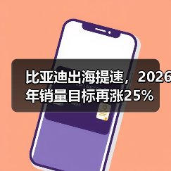 比亚迪出海提速,2026年销量目标再涨25%(图2) 比亚迪出海提速,2026年销量目标再涨25%(图2)