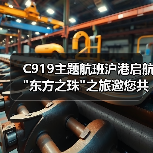 C919主题航班沪港启航 
