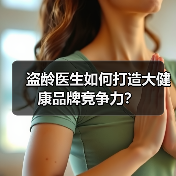 盗龄医生如何打造大健康品牌竞争力？（图4）