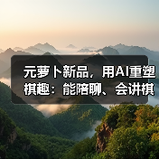 元萝卜新品,用AI重塑棋趣:能陪聊、会讲棋,助老人乐在“棋”中(图1) 元萝卜新品,用AI重塑棋趣:能陪聊、会讲棋,助老人乐在“棋”中(图1)