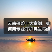 云南保险十大案例：如何用专业守护民生与经济安全？