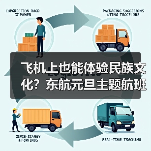飞机上也能体验民族文化?东航元旦主题航班传递新年祝福(图2) 飞机上也能体验民族文化?东航元旦主题航班传递新年祝福(图2)
