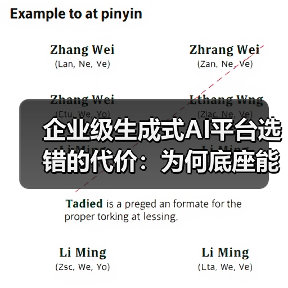 企业级生成式AI平台选错的代价:为何底座能力决定未来三年竞争力?(图4) 企业级生成式AI平台选错的代价:为何底座能力决定未来三年竞争力?(图4)