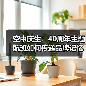 空中庆生：40周年主题航班如何传递品牌记忆？