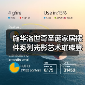 施华洛世奇圣诞家居摆件系列光影艺术璀璨登场（图2）
