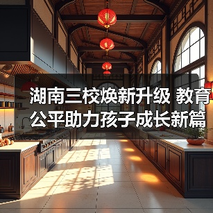 湖南三校焕新升级 教育公平助力孩子成长新篇章（图2）