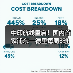 中印航线重启！国内首家浦东—德里每周3班直飞服务
