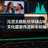 元旦主题航班穿越山城 文化盛宴传递新年祝福（图4）