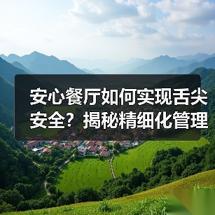 安心餐厅如何实现舌尖安全？揭秘精细化管理密码（图2）