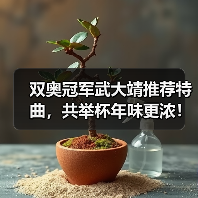双奥冠军武大靖推荐特曲,共举杯年味更浓!(图3) 双奥冠军武大靖推荐特曲,共举杯年味更浓!(图3)