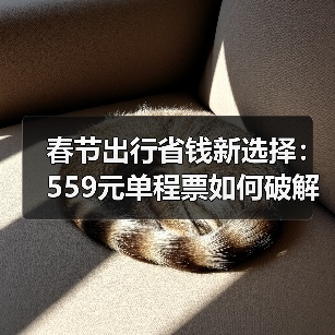 春节出行省钱新选择:559元单程票如何破解春运难题(图2) 春节出行省钱新选择:559元单程票如何破解春运难题(图2)