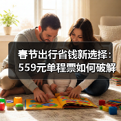 春节出行省钱新选择:559元单程票如何破解春运难题(图3) 春节出行省钱新选择:559元单程票如何破解春运难题(图3)