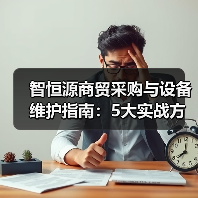 智恒源商贸采购与设备维护指南:5大实战方法(图1) 智恒源商贸采购与设备维护指南:5大实战方法(图1)