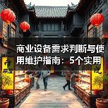 商业设备需求判断与使用维护指南:5个实用方法解决维护难题(图1) 商业设备需求判断与使用维护指南:5个实用方法解决维护难题(图1)