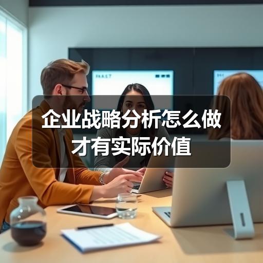 企业战略分析怎么做才有实际价值