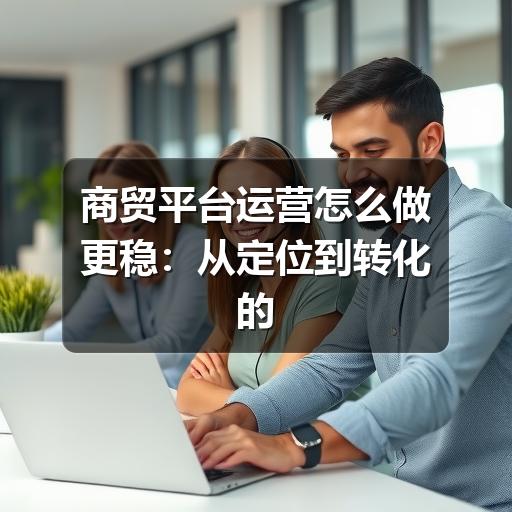 商贸平台运营怎么做更稳：从定位到转化的实用思路