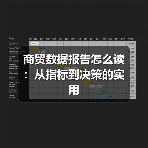 商贸数据报告怎么读:从指标到决策的实用方法